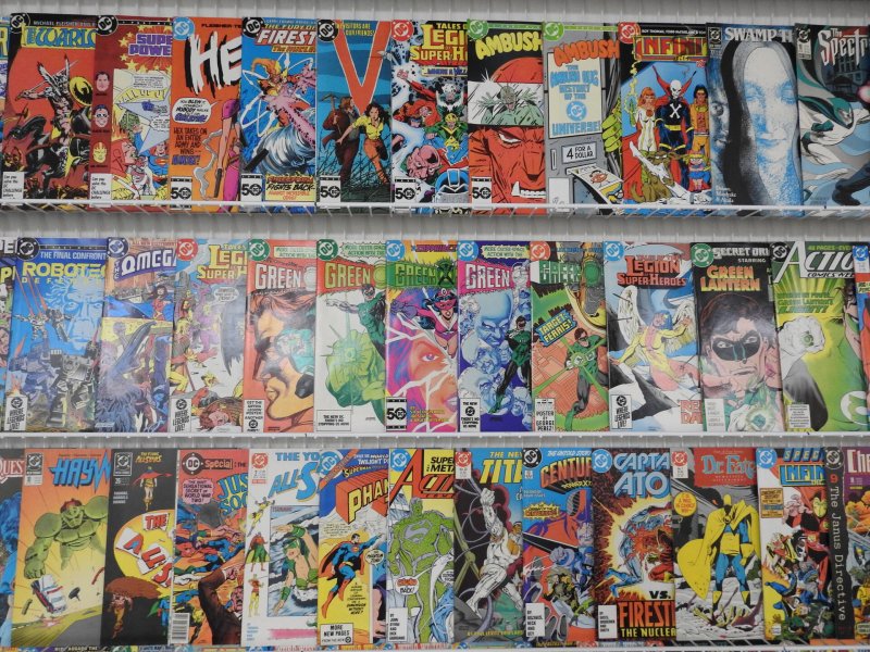 Huge Lot of 190+ Comics W/ Superman, Action Comics, Green Lantern+