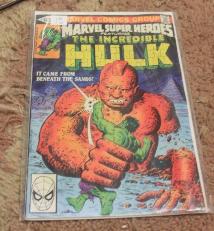 Marvel Super-Heroes #95 (Mar 1981, Marvel) incredible hulk 146  godspawn