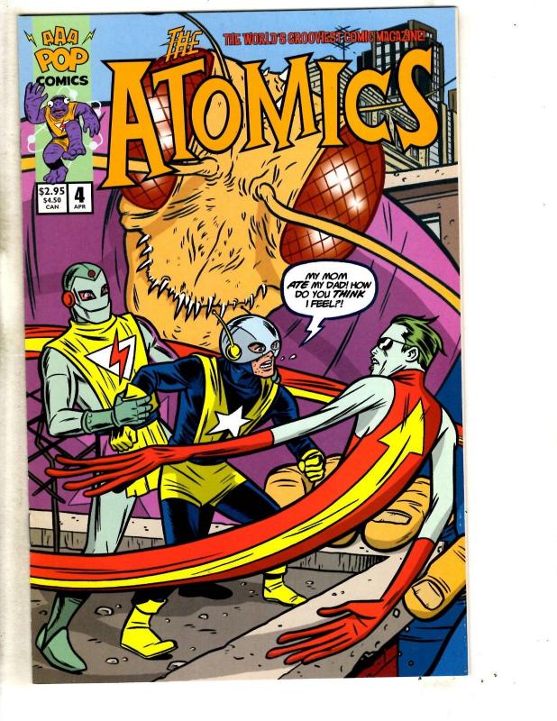 7 The Atomics AAA Pop Comics # 1 2 3 4 5 + King Size Jigsaw World's Within TD9
