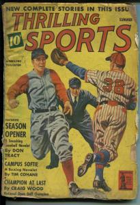 Thrilling Sports-Summer 1942-Baseball-golf-boxing-Wyatt Blassingame-GOOD