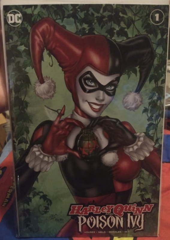 Harley Quinn and Poison Ivy #1 NM Variant Set by Dawn McTeigue