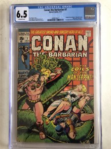 Conan the barbarian 7,CGC 6.5, Barry Smith!!