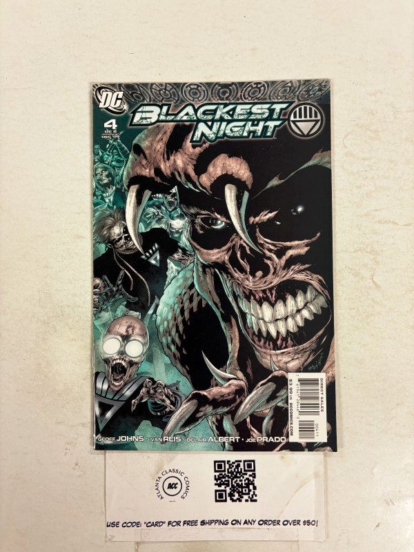 Blackest Night #4 NM DC Comic Books Green Lantern Black Hand 19 HH110