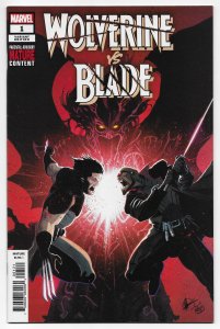 Wolverine vs. Blade #1 Scalera Variant ITC72