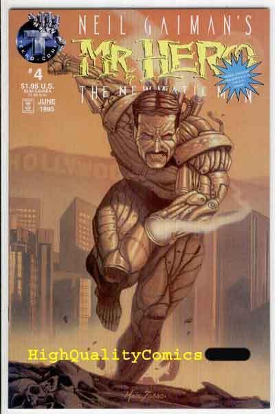 MR HERO #4 5 6, NM, Neil Gaiman's, Robot, Bryan Talbot, 1995, SteamPunk