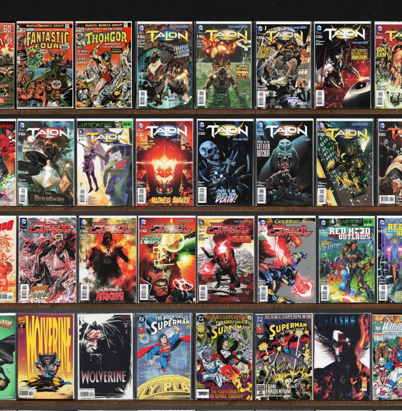 Huge Lot 150+ Comics with Superman/Wonder Woman, Talon, Red Robin & More!