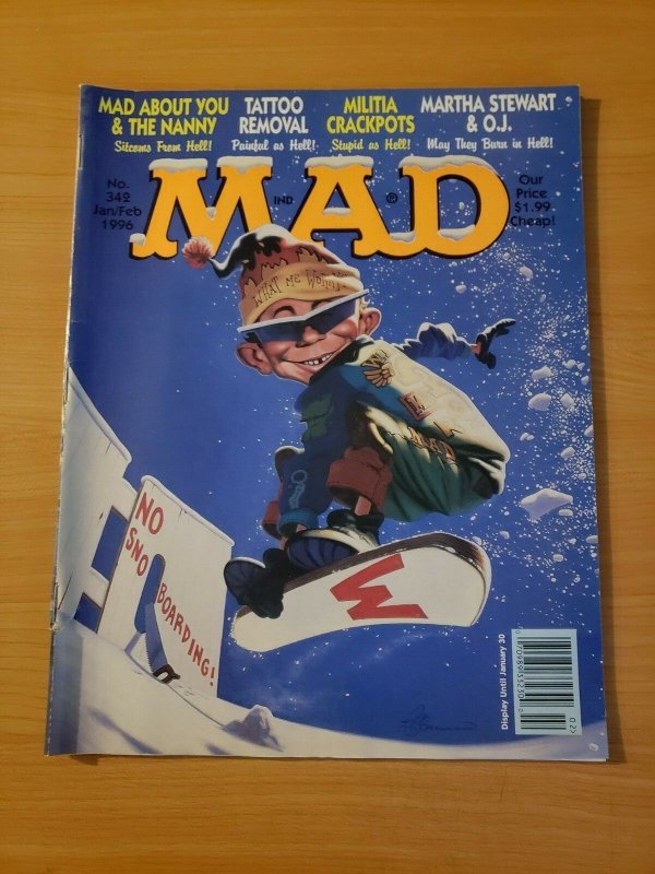 Mad Magazine #342 ~ FINE FN ~ Jan/Feb 1996