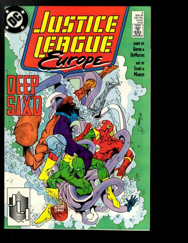 12 Justice League Europe DC Comics # 1 2 3 4 5 6 7 8 9 10 11 12 JF26