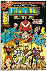Infinity, Inc. #19 (1985) VF-NM McFarlane Cover and Art