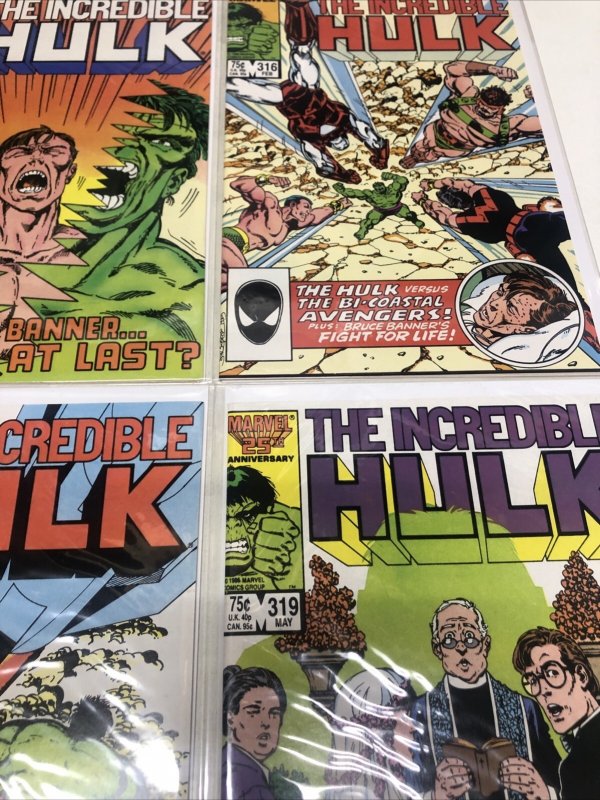 The Incredible Hulk (1986) Set Issue # 314-319 • Marvel Comics • Bruce Baner •