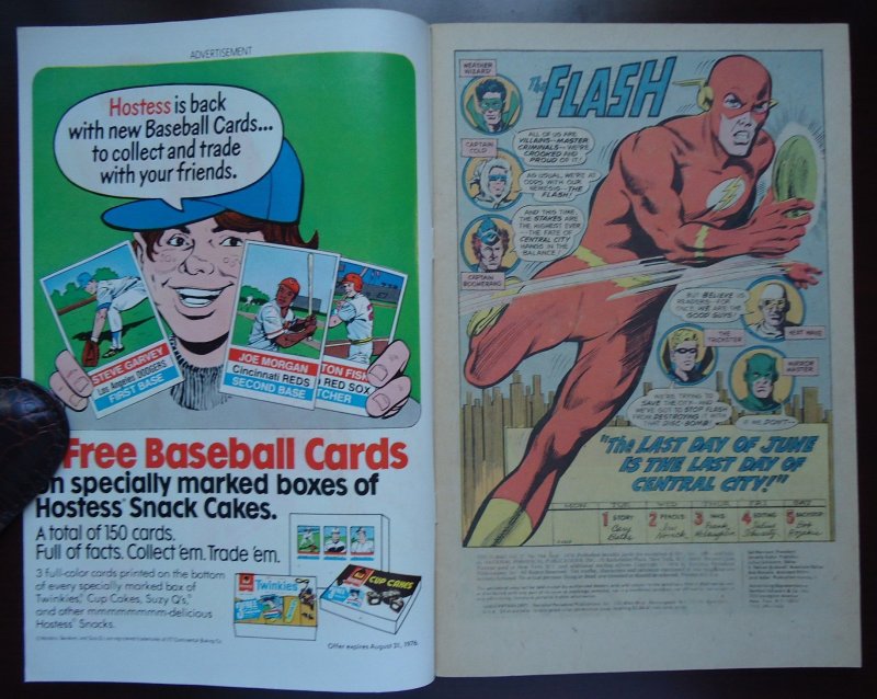 The Flash #244 (1976)  FINE CONDITION  (SPINE ROLL, LIGHTLY TONED PAGES)