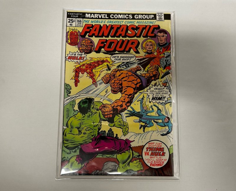 *Fantastic Four #166 nm | Thing vs Hulk!