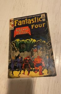 Fantastic Four #39 (1965)the blind man shall lead them see description
