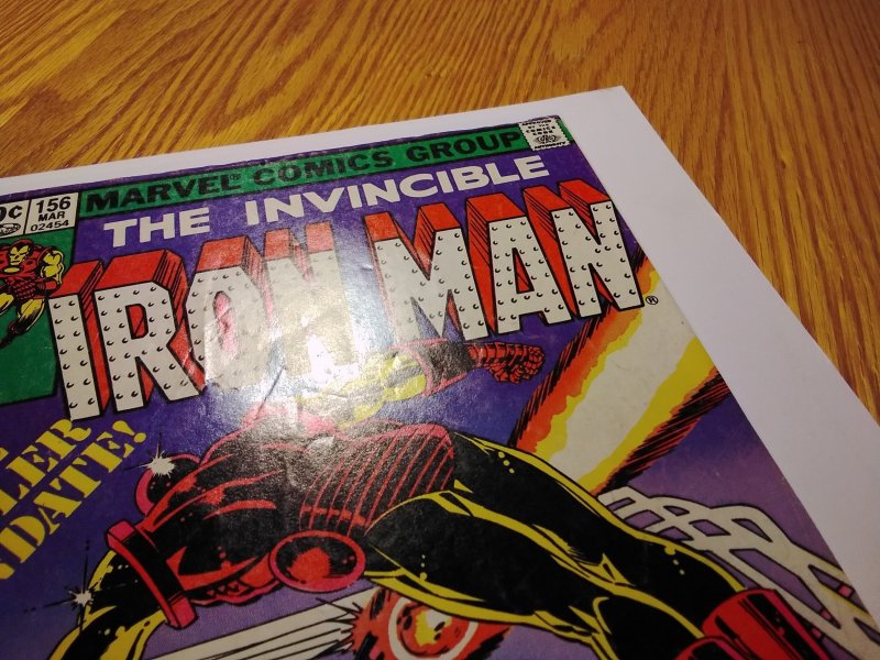 Iron Man #156 Newsstand Edition (1982)