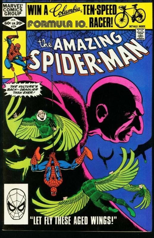 AMAZING SPIDER-MAN #224-1981-MARVEL-very fine VF