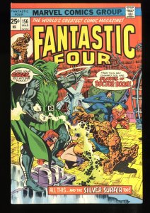 Fantastic Four #156 VF- 7.5 Doctor Doom Silver Surfer!