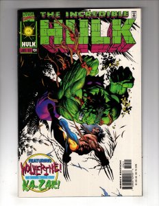 The Incredible Hulk #454 (1997) VF/NM WOLVERINE Appearance !!!  / ID#HCA