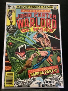 John Carter Warlord of Mars #4 (1977)