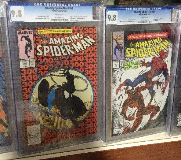 Amazing Spider-man 150-876 Vol 2 1-58 All Cgc 9.8 238 252 298 299 300 301 361 36