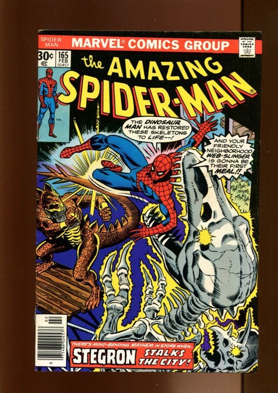 Amazing Spiderman #165 - Stegron Stalks The City! (5.0) 1977