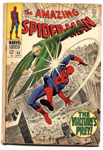 AMAZING SPIDER-MAN #64 -- MARVEL COMICS -- SILVER-AGE -- VG-