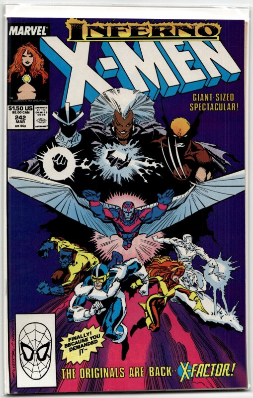 The Uncanny X-Men #242 (1989) X-Men