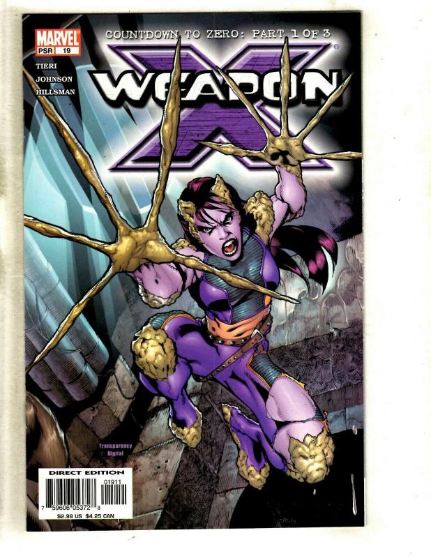 12 Weapon X Marvel Comic Books # 17 18 19 20 21 22 23 24 25 26 27 28 X-Men CJ6