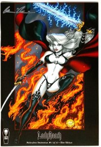 LADY DEATH:MALEVOLENT DECIMATION #1 ELITE EDITION STEVEN BUTLER COVER SIGNED COA