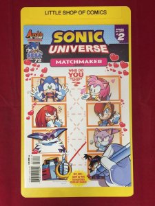 Sonic Universe #72 Hernandez Matchmaker Variant VFNM Archie Comics 2009