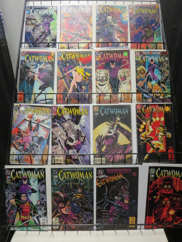 Catwoman Mini-Library Lot of 34Diff from 1993 to 2015 Batman's Beau Adventures