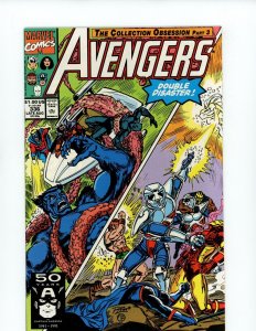 Avengers #336 - The Collection Obsession PT 3 Double Disaster! (9.2) 1991
