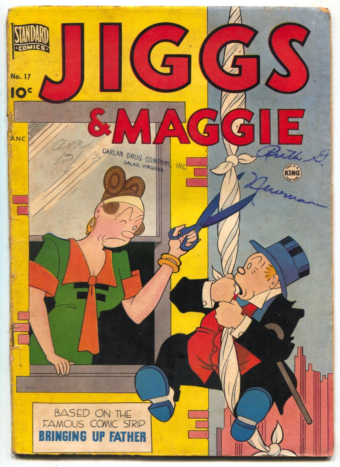Jiggs and Maggie #17 1951- Bringing Up Father VG | Comic Books - Golden Age  / HipComic