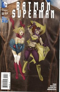 Batman/Superman 12  Batgirl & Supergirl Bombshell Variant by Lupacchino 2014