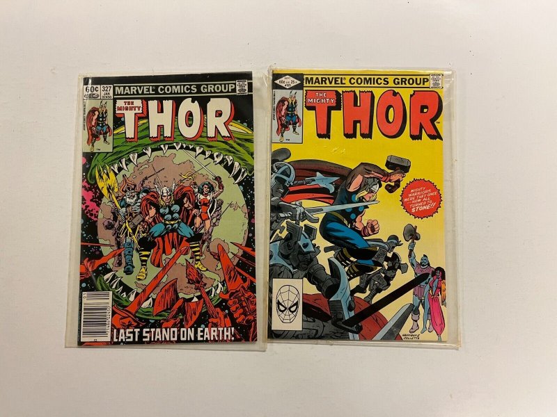 3 Mighty Thor Marvel Comics Books #323 327 328 22 SM11
