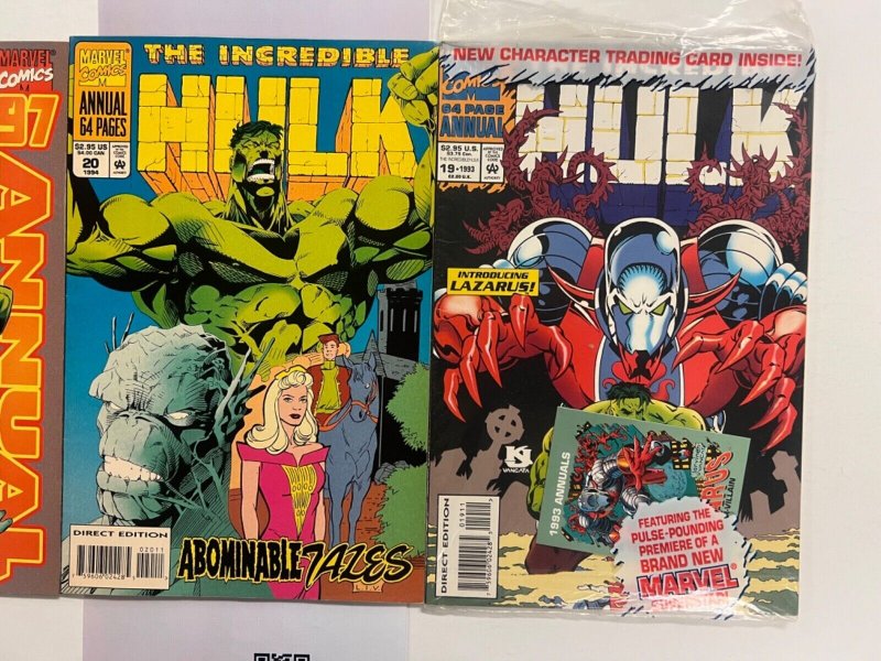 3 Hulk Marvel Comic Books # 1 19 20 Spiderman Defenders Avengers Thor 39 JS31