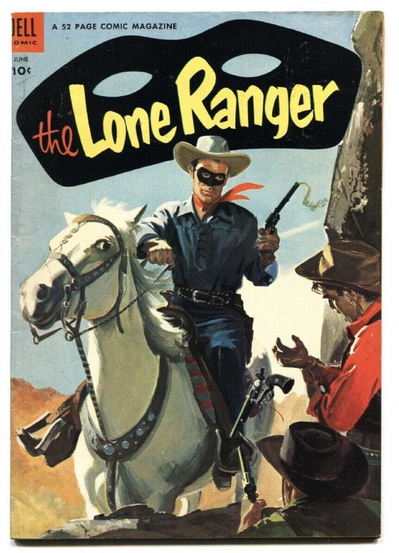 LONE RANGER COMICS #72 1954-DELL WESTERN HIGH GRADE VF 