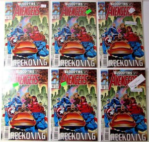 Avengers Lot 6 #368 x6 1993 Marvel Thor Hercules Vision Black Knight Comics