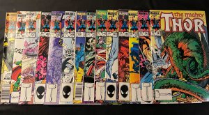 THOR  #341-382, BALDER THE BRAVE #1-4 Fine to VF Condition