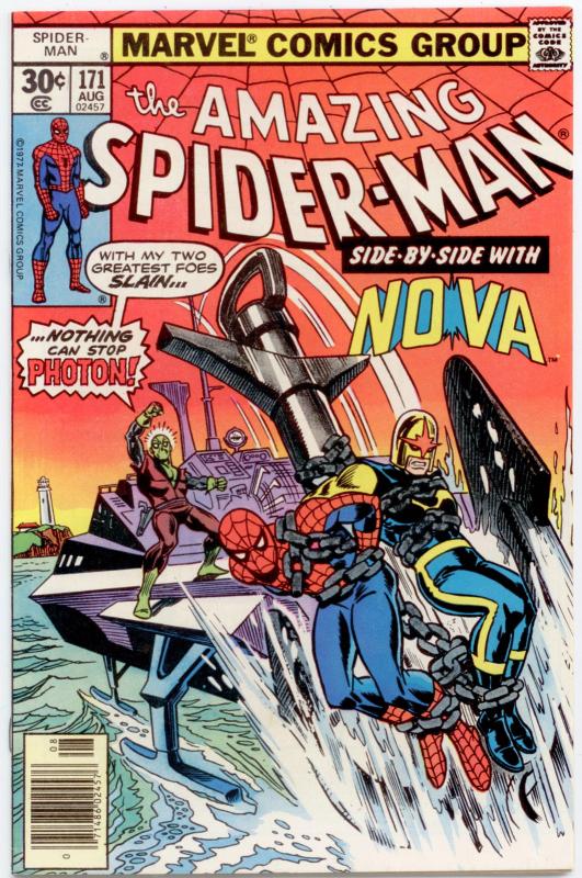 Amazing Spider-Man #171 NM- 9.2  Nova