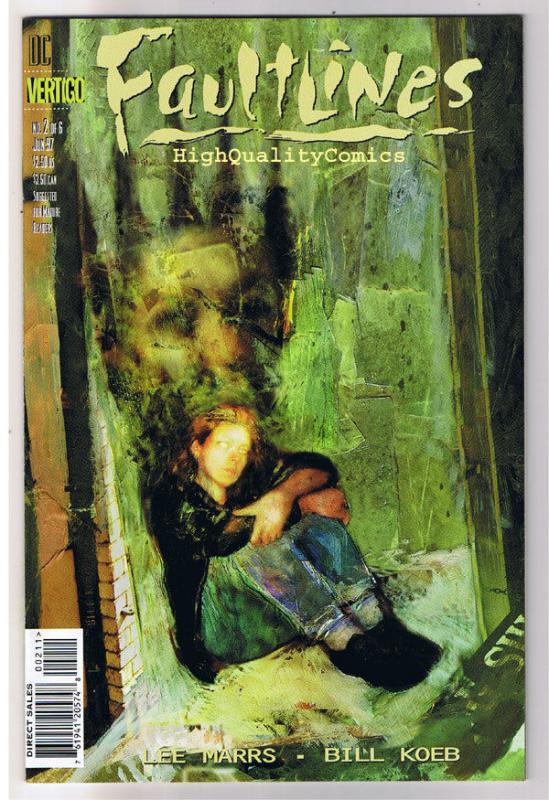 FAULTLINES #2, NM+,  1997, Bill Koeb, Lee Marrs, more Vertigo in store