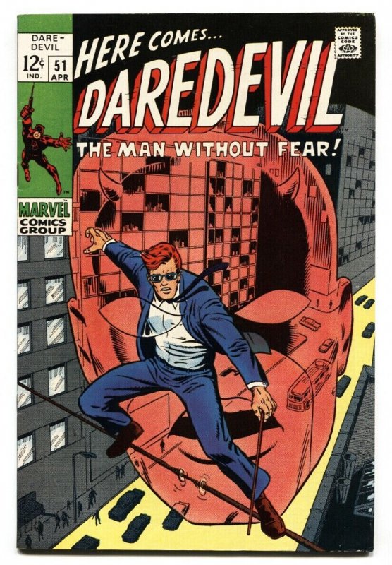 DAREDEVIL #51 1969-MARVEL comic book BARRY SMITH ART VF
