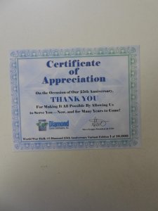 World War Hulk #1 Diamond Distributors Exclusive Sketch Variant VF- condition