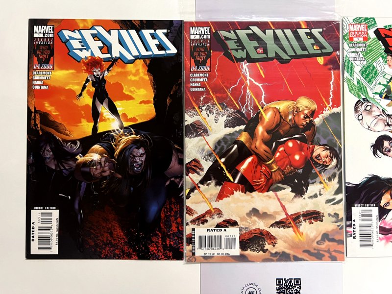 3 New Exiles Marvel Comic Books # 1 2 3 Avengers Defenders Thor Hulk  17 JS19