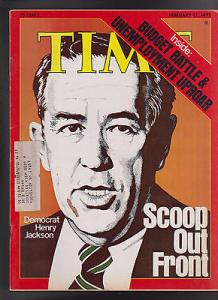 Time Magazine Scoop Henry Jackson February 17 1975