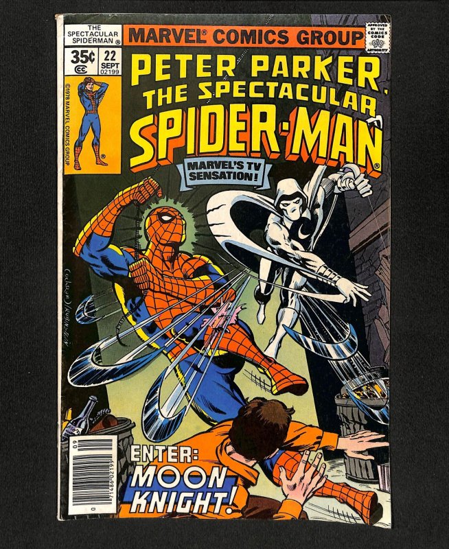 Spectacular Spider-Man #22 Moon Knight!