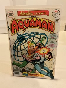 Adventure Comics #447  1976  VG/F  Aquaman!  Mark Jewelers Insert!