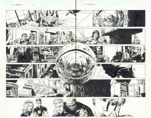 Ultimate Origins #3 pgs. 6 & 7 Fantastic Four DPS '08 art by Jackson Butch Guice