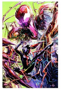 GWENOM VS CARNAGE #2 CLAYTON CRAIN INFINITY SIGNED VIRGIN VARIANT W/COA NM.