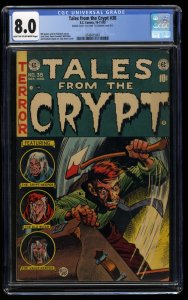 Tales From The Crypt #38 CGC VF 8.0 Double Cover!