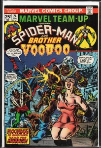 Marvel Team-Up #24 (1974) Brother Voodoo [Key Issue]